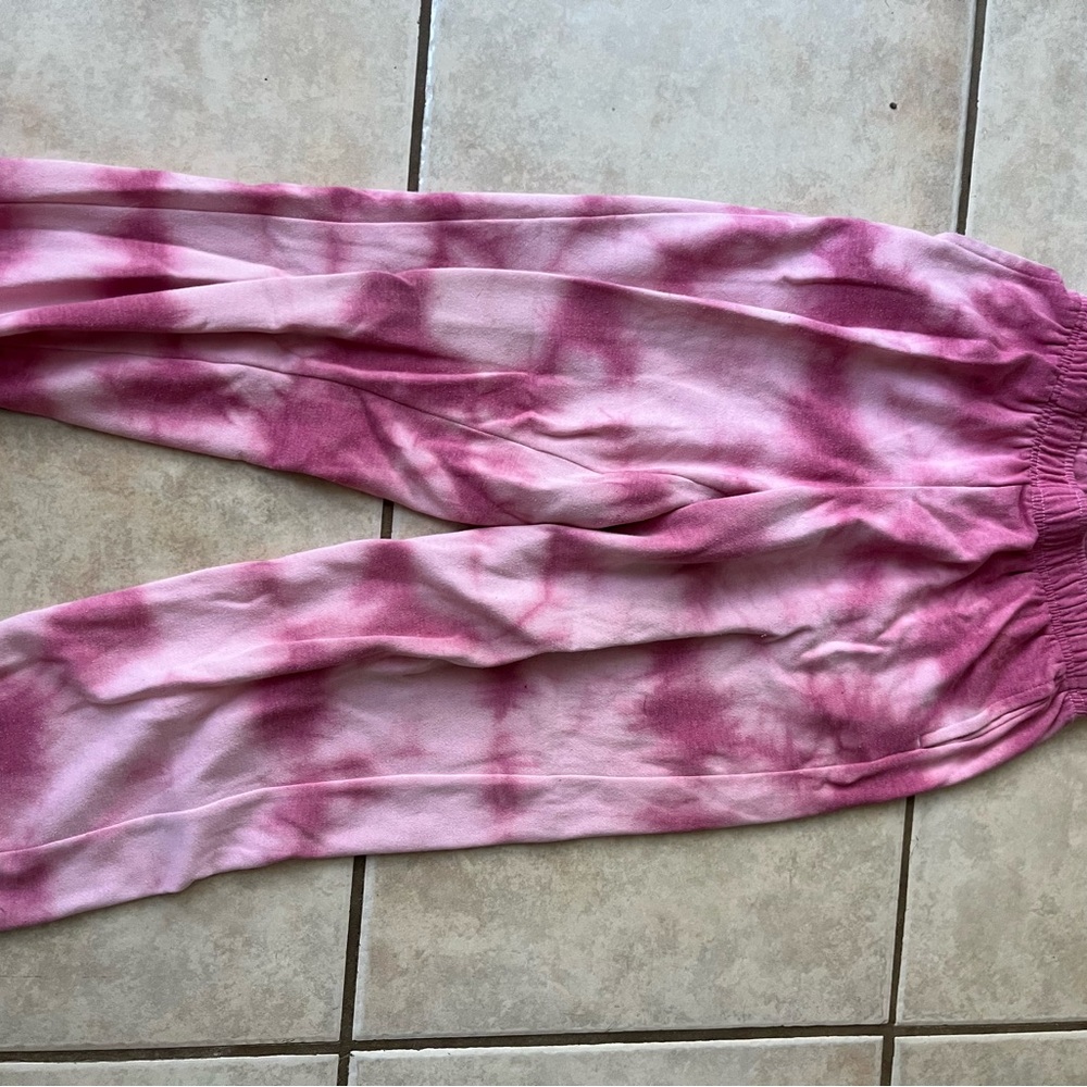 Pacsun Pink Tie-Dye Sweats
